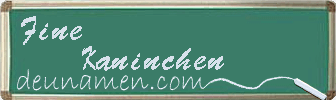 Fine Kaninchen Visitenkarte